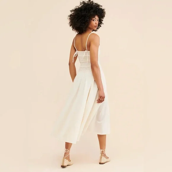 ✨ Free People Sparkling Moment Midi Dress NWT - Picture 3 of 9